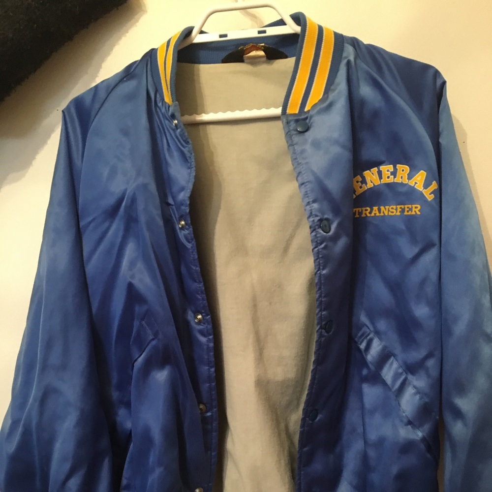 VINTAGE Blue and yellow jacket